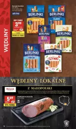 Gazetka promocyjna Delikatesy Centrum - Franczyza DC16 Czwartek - Gazetka - ważna od 22.04 do 22.04.2026 - strona 16 - produkty: Ser, Parówki, Szynka, Berlinki, Fa
