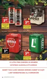 Gazetka promocyjna Delikatesy Centrum - Franczyza DC16 Czwartek - Gazetka - ważna od 22.04 do 22.04.2026 - strona 34 - produkty: Piwa, Piwo, Piec, Rum, Gra, Warka, Kozel