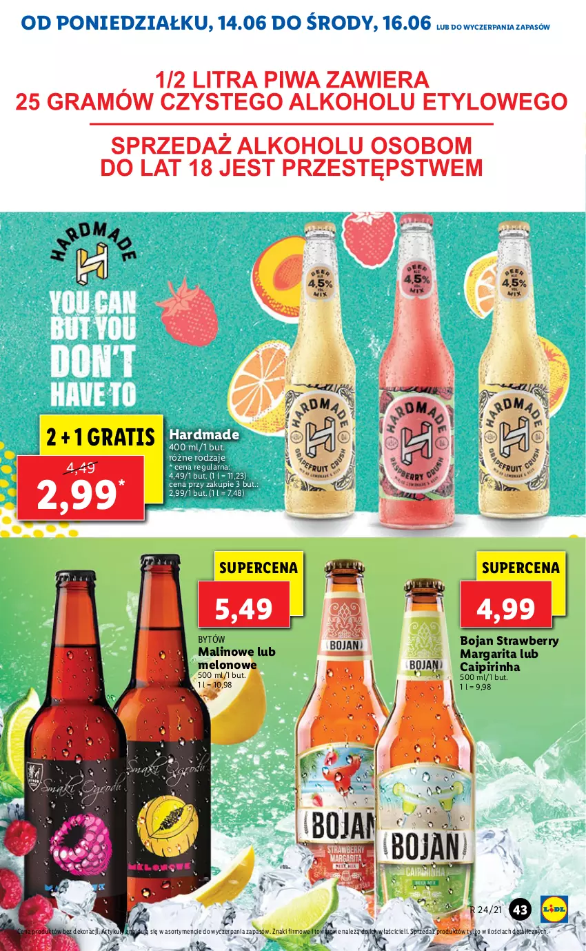 Gazetka promocyjna Lidl - GAZETKA - ważna 14.06 do 16.06.2021 - strona 43 - produkty: Gra, Melon