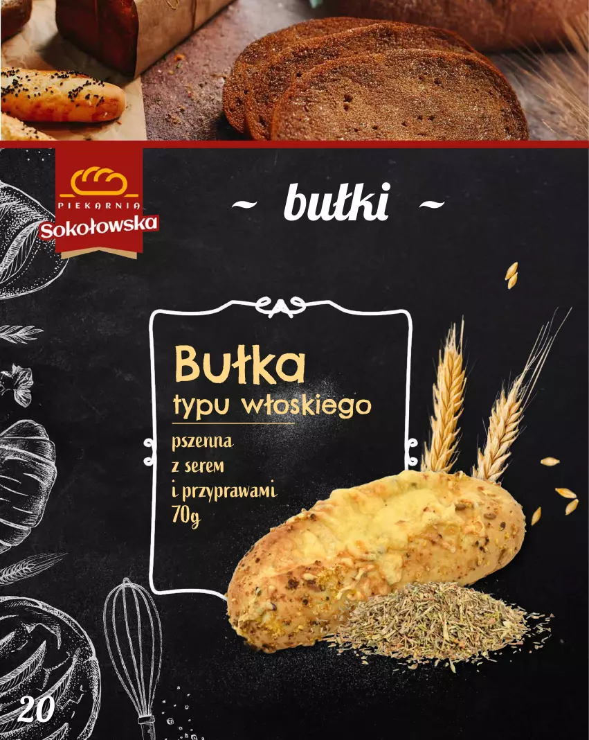 Gazetka promocyjna Topaz - Gazetka - ważna 01.01 do 31.12.2026 - strona 20 - produkty: Bułka, Ser