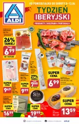 Gazetka promocyjna Aldi - Poznaj smaki Hiszpanii i Portugalii - Gazetka - ważna od 13.04 do 13.04.2024 - strona 1 - produkty: Piec, Ser, Por, Gra, Ser owczy, Oliwki, Szynka, Kiełbasa, Fa