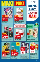 Gazetka promocyjna Auchan - Gazetka przeNISKIE CENY – PrzeWybór z MAXI PAKAMI Hipermarkety - Gazetka - ważna od 21.09 do 21.09.2022 - strona 11 - produkty: Pliska, Piwa, Piwo, Lubella, Mokra karma, Sos, Sok, Pur, Gra, Paprykarz, Napój energetyczny, Kawa ziarnista, Bell, Papryka, Purina, Kawa, Tyskie, Lack, Sok jabłkowy, Polskie Młyny, Owsianka, Mąka, Bella, Mąka pszenna, Paprykarz szczeciński, Gala, Napój, Butcher's