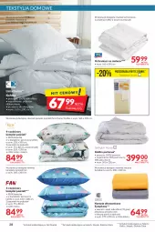 Gazetka promocyjna Makro - Najlepsze oferty - oferta z alkoholem - Gazetka - ważna od 14.11 do 14.11.2022 - strona 28 - produkty: Kołdra, Ochraniacze, Pościel, Materac, Prześcieradło, Tera, Wełna, Ochraniacz na materac, Narzuta, Komplet pościeli, Fa