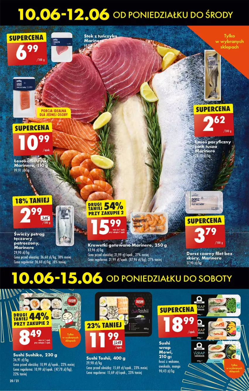 Gazetka promocyjna Biedronka - Od poniedzialku - ważna 10.06 do 15.06.2024 - strona 20 - produkty: Por, Sushi