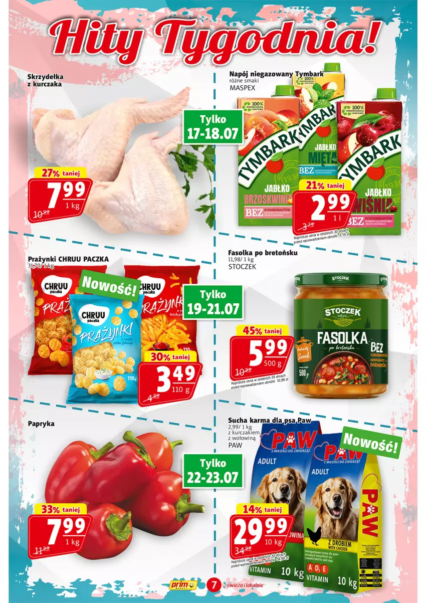 Gazetka promocyjna Prim Market - ważna 17.07 do 23.07.2025 - strona 7 - produkty: Fa, Kurczak, Tymbark