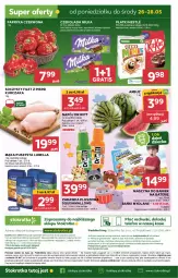 Gazetka promocyjna Stokrotka - Supermarket - Gazetka - ważna od 28.05 do 28.05.2025 - strona 41 - produkty: Kurczak, Lubella, Warzywa, Por, JBL, Gra, Telefon, Filet z piersi kurczaka, Bell, Papryka czerwona, Papryka, O nas, Zabawka, Dres, Mąka, Czekolada, Szyna, Owoce, Bella, Arbuz, Wagi, Napój, Mięso, Nestlé, Milka