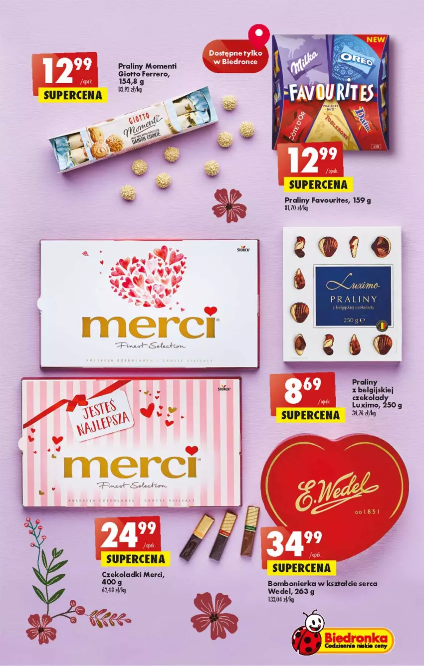 Gazetka promocyjna Biedronka - W tym tygodniu - ważna 19.05 do 25.05.2022 - strona 39 - produkty: Fa, Ferrero, LG, Merci, Praliny, Ser