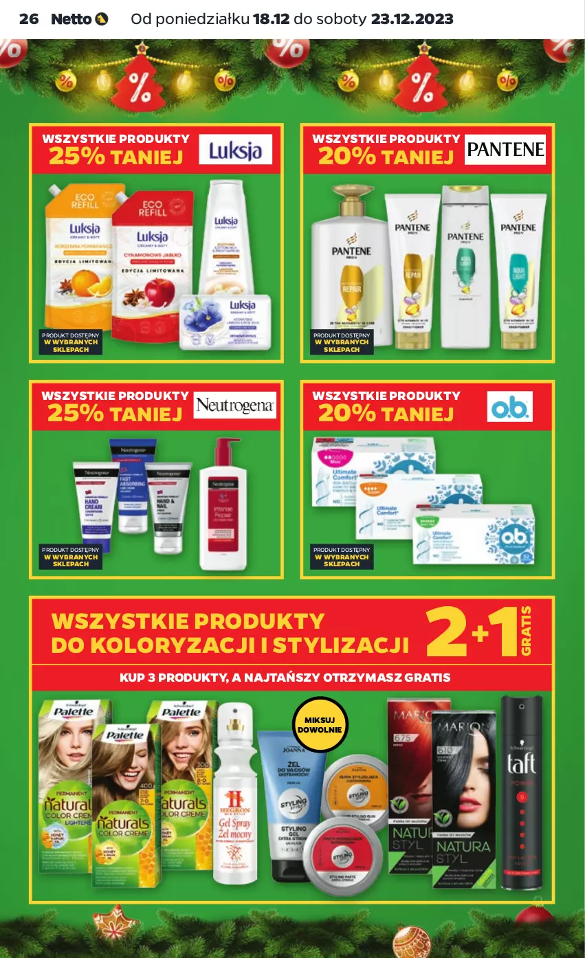 Gazetka promocyjna Netto - Artykuły spożywcze - ważna 18.12 do 23.12.2023 - strona 26 - produkty: Gra