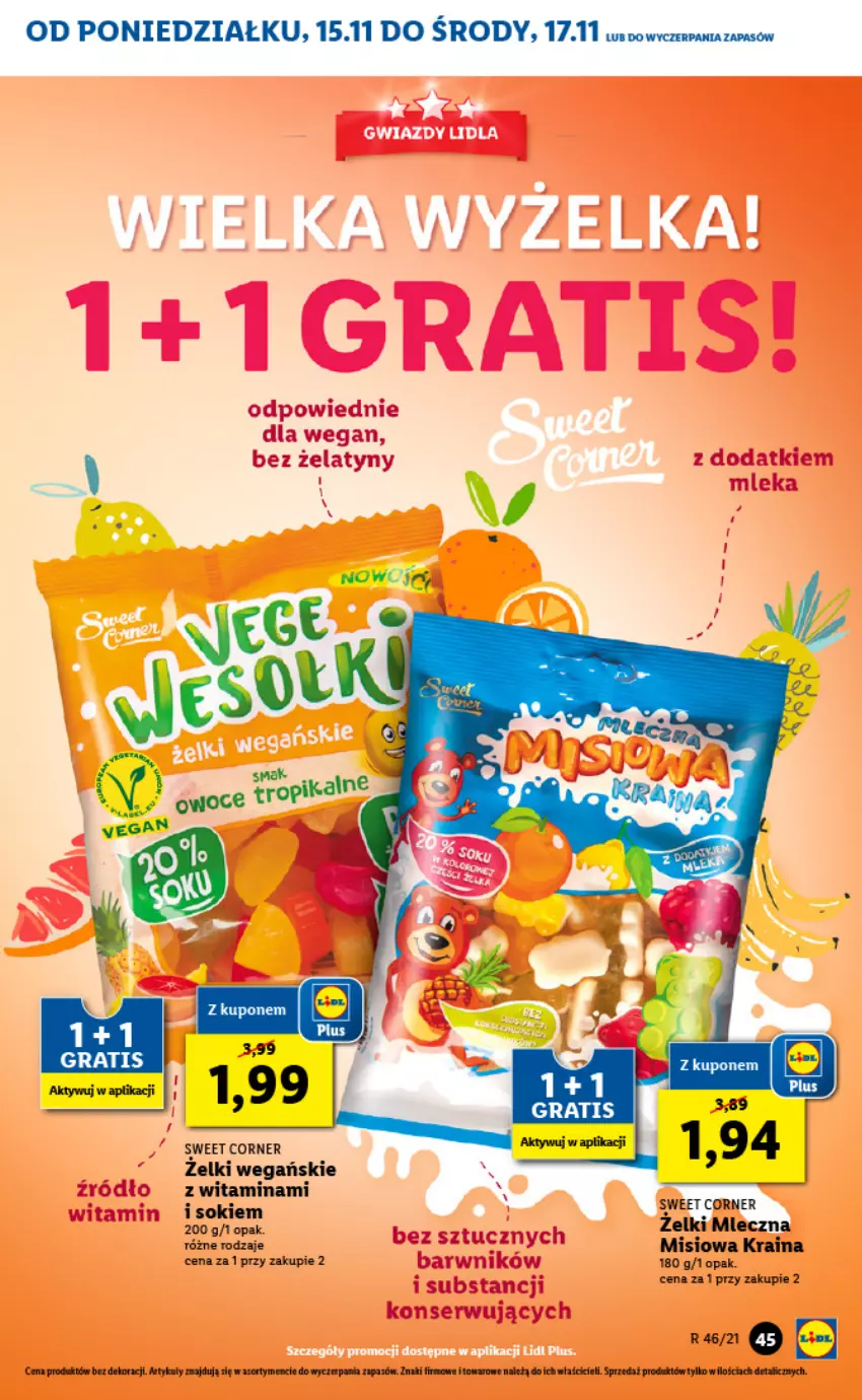 Gazetka promocyjna Lidl - GAZETKA - ważna 15.11 do 17.11.2021 - strona 45 - produkty: Fa, Sok, Sos