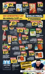 Gazetka promocyjna Netto - Gazetka spożywcza - Gazetka - ważna od 03.07 do 03.07.2021 - strona 19 - produkty: Sałatka, Ketchup, Sos, Ser, Chipsy, Wawel, Dega, LANA, Sałat, Pepsi, Sałatka ogórkowa, Burger, Papryczki nadziewane, Morliny, Brokuły, Woda, Grill, Mango, Kiełbasa, Heinz