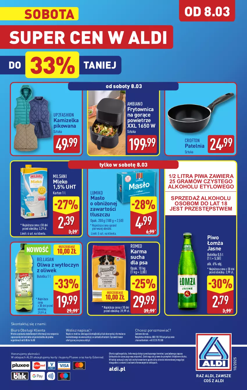 Gazetka promocyjna Aldi - Pełna oferta - ważna 03.03 do 08.03.2025 - strona 36 - produkty: Bell, Bella, Biuro, Fa, Gra, Kamizelka, Masło, Mleko, O nas, Patelnia, Piwa, Piwo, Por