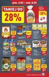 Gazetka promocyjna Aldi - Pełna oferta - Gazetka - ważna od 08.03 do 08.03.2025 - strona 19 - produkty: Mus, Rio Mare, Parówki, Runoland, Golden Seafood, Pesto, Szprot, Tuńczyk, Kukurydza