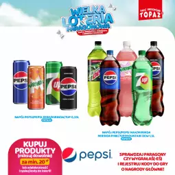 Gazetka promocyjna Topaz - Gazetka - Gazetka - ważna od 13.10 do 13.10.2024 - strona 47 - produkty: Gry, Gra, 7up, Pepsi max, Mirinda, Pepsi, Napój