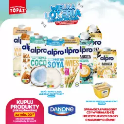 Gazetka promocyjna Topaz - Gazetka - Gazetka - ważna od 13.10 do 13.10.2024 - strona 8 - produkty: Ser, Gry, Gra, Danone, Deser, Alpro, Napój