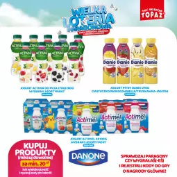 Gazetka promocyjna Topaz - Gazetka - Gazetka - ważna od 13.10 do 13.10.2024 - strona 9 - produkty: Gry, Gra, Danone, Jogurt, Actimel, Activia, Danio, Mango, Jogurt pitny