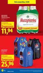 Gazetka promocyjna Lidl - Gazetka ważna od 9.04 do 11.04 - Gazetka - ważna od 11.04 do 11.04.2026 - strona 10 - produkty: Mus, Pepsi, Muszynianka, Woda mineralna, Woda, Magnez