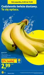 Gazetka promocyjna Lidl - Gazetka ważna od 9.04 do 11.04 - Gazetka - ważna od 11.04 do 11.04.2026 - strona 30 - produkty: Banany