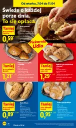 Gazetka promocyjna Lidl - Gazetka ważna od 9.04 do 11.04 - Gazetka - ważna od 11.04 do 11.04.2026 - strona 32 - produkty: Por, Gra, Bułka fitness, Rust, Bułka grahamka, Bułka