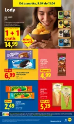 Gazetka promocyjna Lidl - Gazetka ważna od 9.04 do 11.04 - Gazetka - ważna od 11.04 do 11.04.2026 - strona 53 - produkty: Goplana, Gra, Kaktus, Jeżyki, Lion, Lody, LANA, Mango, Oreo, Brownie, Milka
