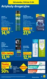 Gazetka promocyjna Lidl - Gazetka ważna od 9.04 do 11.04 - Gazetka - ważna od 11.04 do 11.04.2026 - strona 63 - produkty: Pasta do zębów, Lack, Perła, Gillette, Elmex