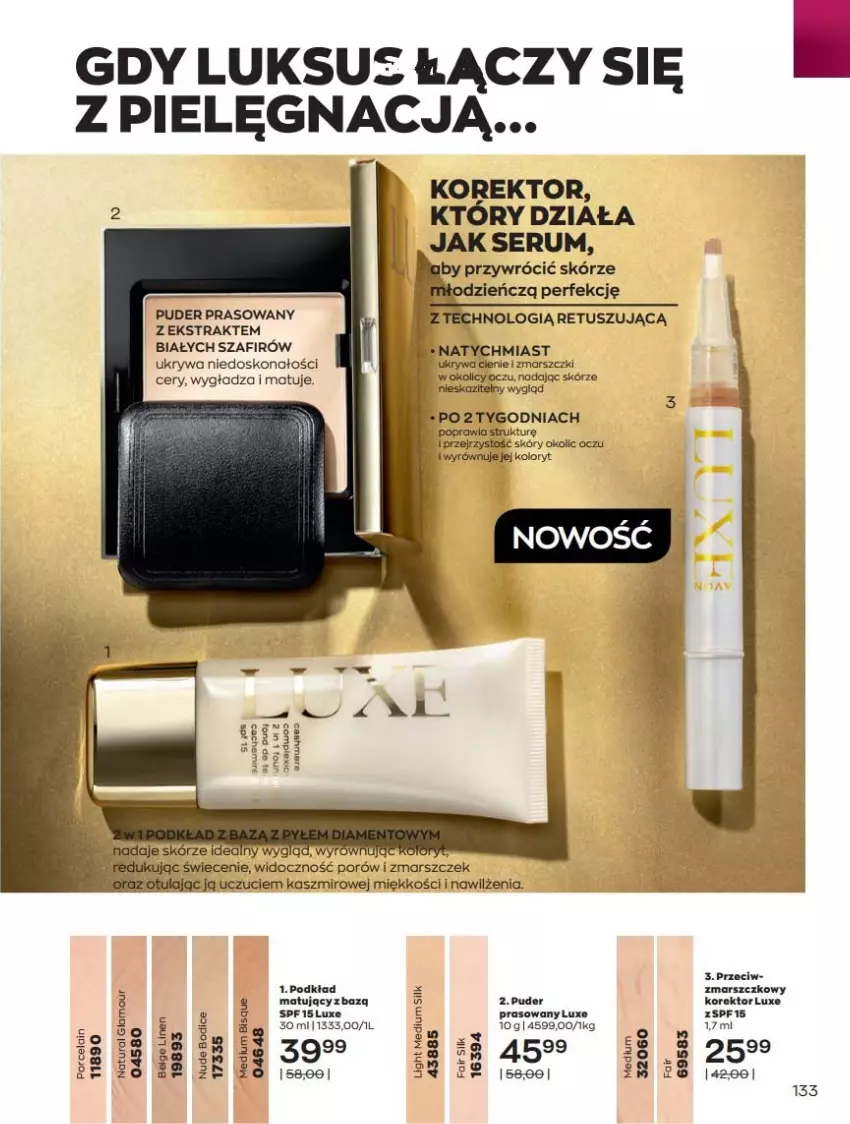 Gazetka promocyjna Avon - Czerwiec - ważna 01.06 do 30.06.2021 - strona 133 - produkty: Mars, Puder, Puder prasowany, Rum, Ser, Serum, Tusz