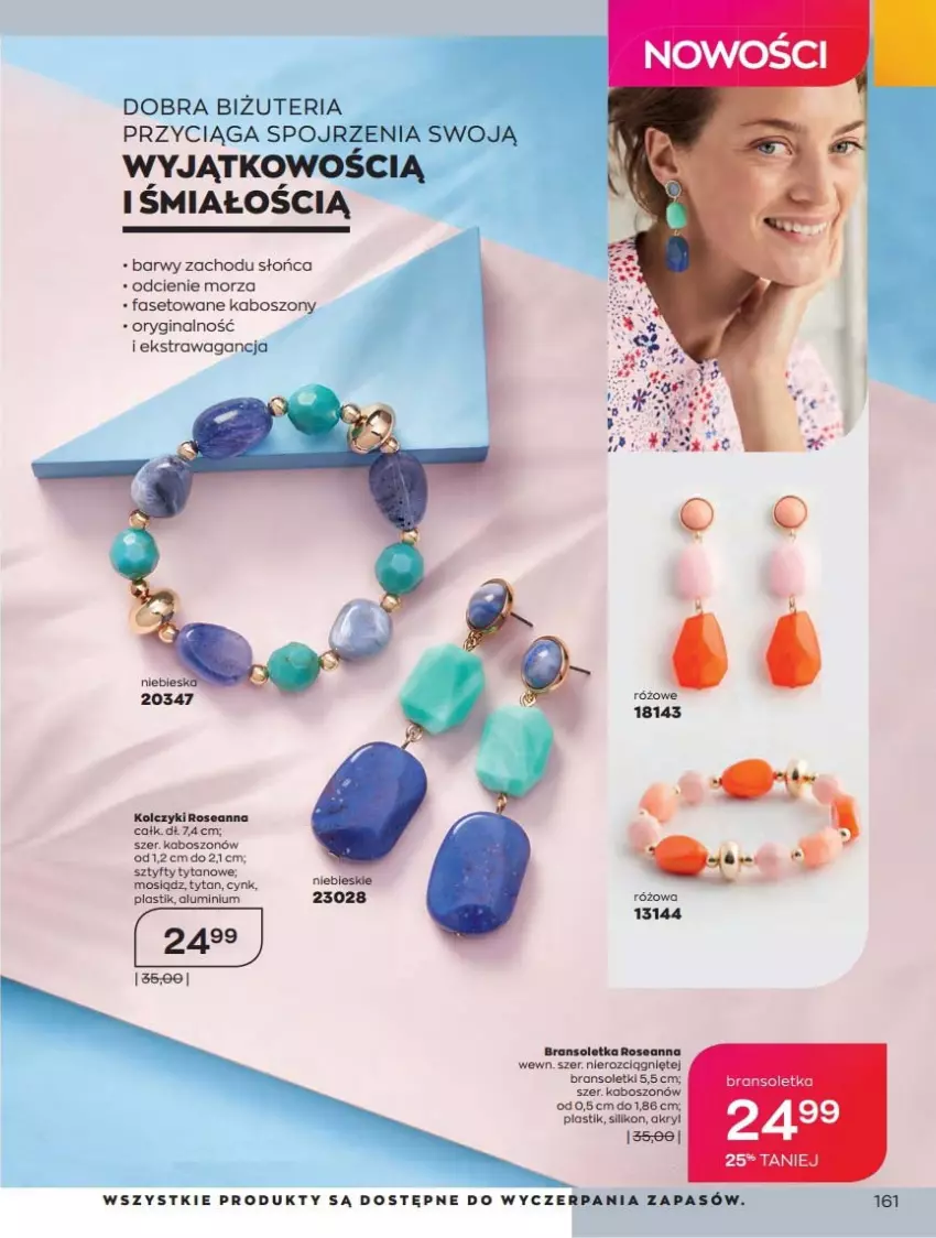 Gazetka promocyjna Avon - Czerwiec - ważna 01.06 do 30.06.2021 - strona 161 - produkty: Cynk, Fa, Gin, KOBO, Kolczyki, Waga