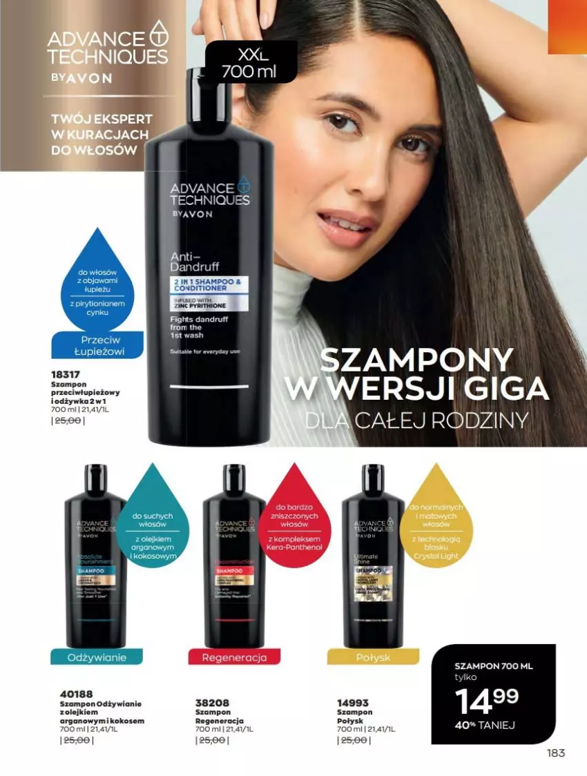 Gazetka promocyjna Avon - Czerwiec - ważna 01.06 do 30.06.2021 - strona 183 - produkty: Cynk, Kokos, Szampon