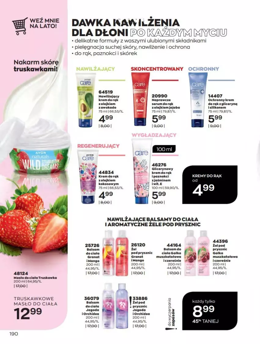 Gazetka promocyjna Avon - Czerwiec - ważna 01.06 do 30.06.2021 - strona 190 - produkty: Gałka, Gra, Granat, Kokos, Mango, Masło, Masło do ciała, Mus, Ochronny krem, Olej, Rum, Ser, Serum, Serum do rąk