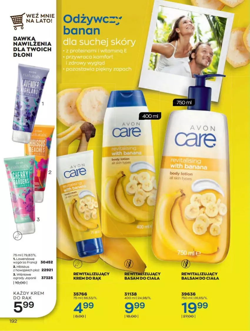 Gazetka promocyjna Avon - Czerwiec - ważna 01.06 do 30.06.2021 - strona 192 - produkty: Balsam do ciała, Body, Krem do rąk