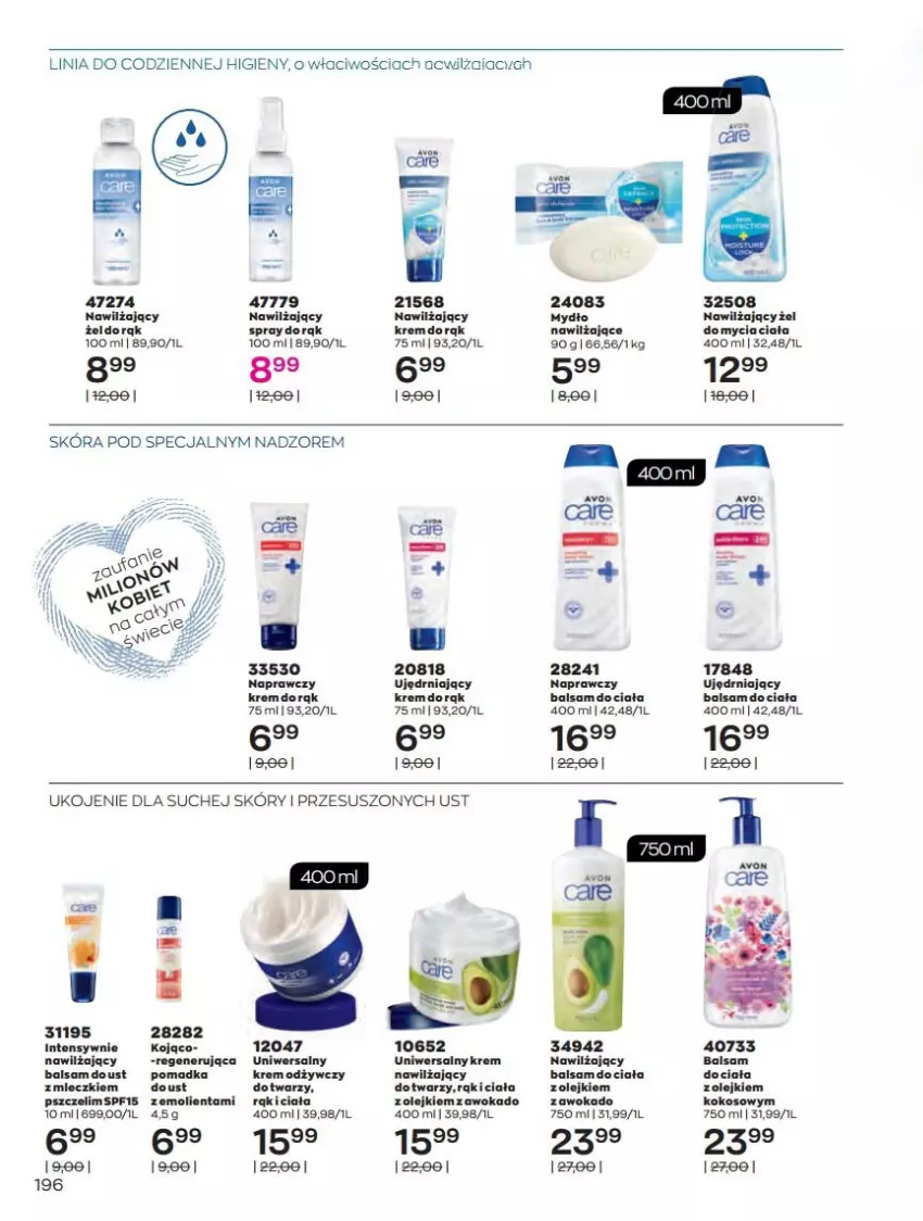 Gazetka promocyjna Avon - Czerwiec - ważna 01.06 do 30.06.2021 - strona 196 - produkty: Balsam do ciała, Balsam do ust, Kokos, Krem odżywczy, Miecz, Mydło, Nawilżający balsam, Olej