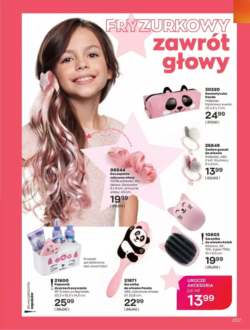 Gazetka promocyjna Avon - Czerwiec - ważna 01.06 do 30.06.2021 - strona 207 - produkty: Kosmetyczka, Panda, Pojemnik, Szczotka, Szczotka do włosów