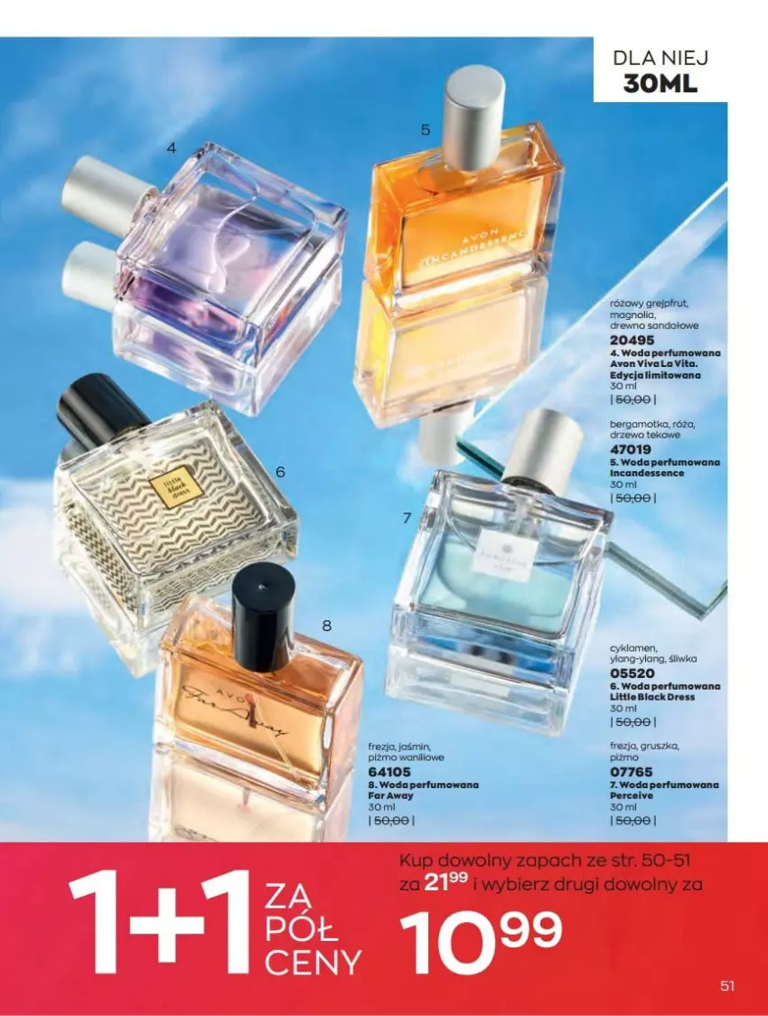 Gazetka promocyjna Avon - Czerwiec - ważna 01.06 do 30.06.2021 - strona 51 - produkty: Fa, Grejpfrut, Lack, Perfum, Por, Róża, Sandał, Woda, Woda perfumowana