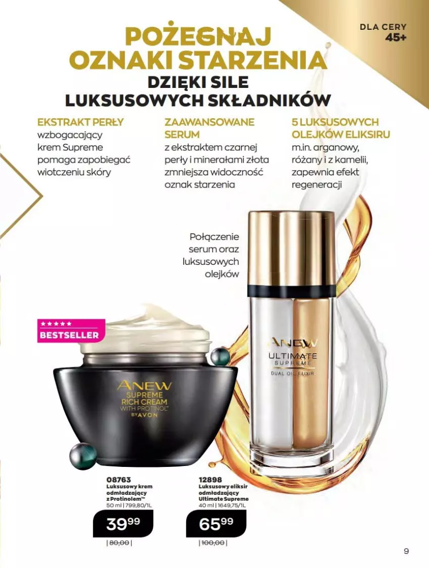 Gazetka promocyjna Avon - Czerwiec - ważna 01.06 do 30.06.2021 - strona 9 - produkty: Olej, Róża, Rum, Ser, Serum