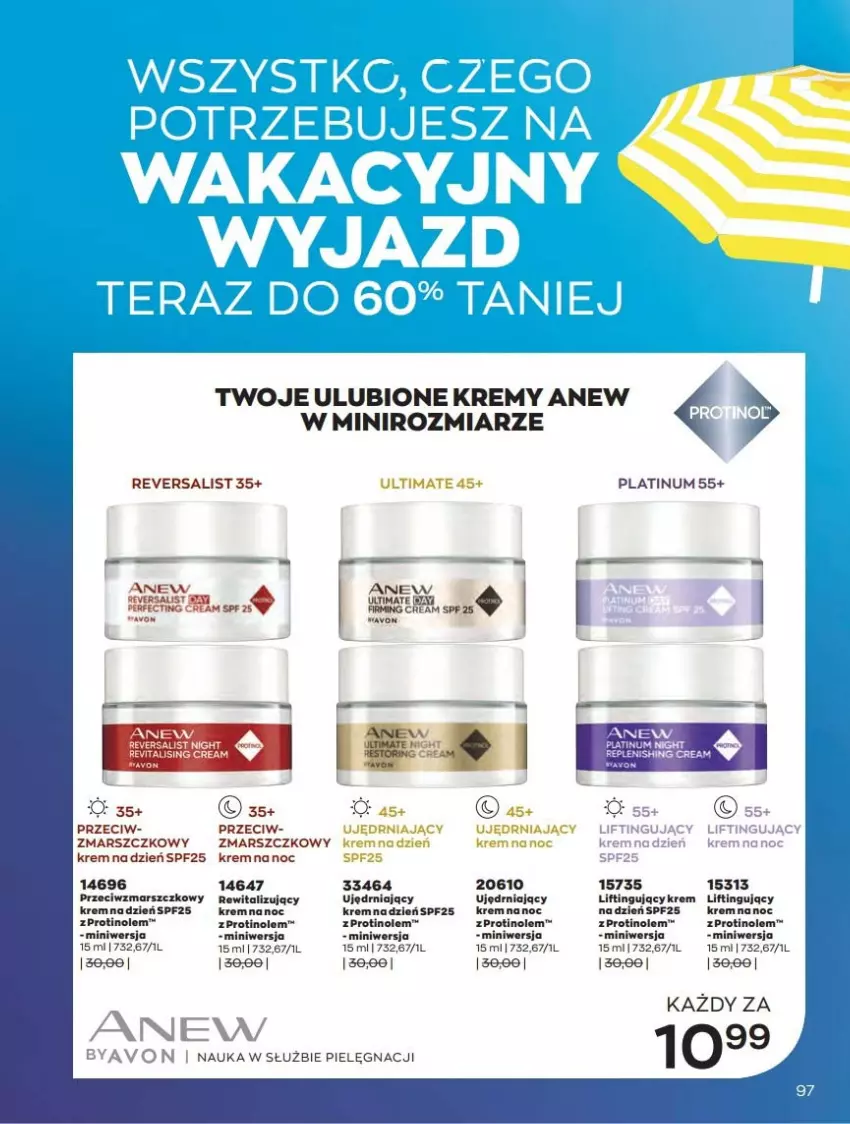 Gazetka promocyjna Avon - Czerwiec - ważna 01.06 do 30.06.2021 - strona 97 - produkty: Anew, Fa, Krem na dzień, Krem na noc, Mars