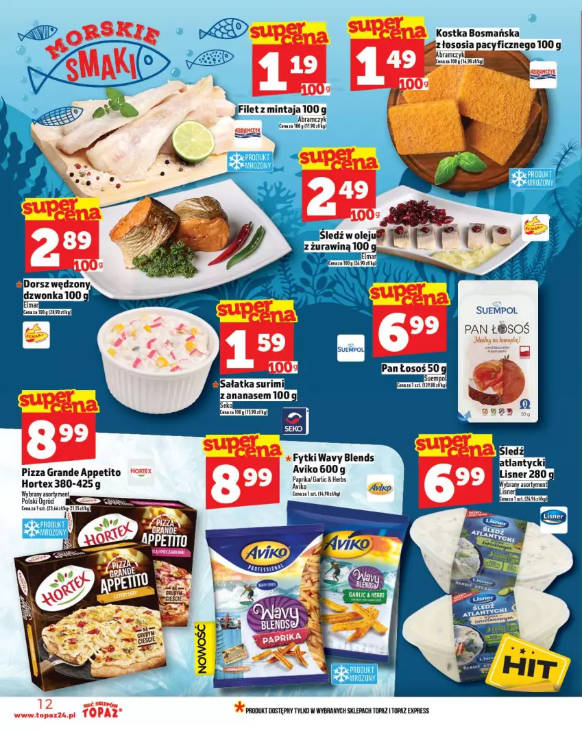 Gazetka promocyjna Topaz - Gazetka - ważna 11.09 do 17.09.2025 - strona 12 - produkty: Gra, Hortex, Lisner, Ogród, Pizza, Sos, Suempol, Top