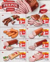 Gazetka promocyjna Topaz - Gazetka - Gazetka - ważna od 17.09 do 17.09.2025 - strona 10 - produkty: Pekpol, Kask, Kaki, Wieprzowina, Szynka, Pieprz, Kiełbasa, Kiełbasa śląska
