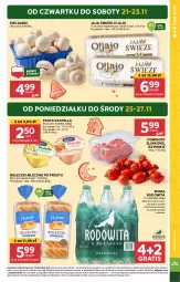 Gazetka promocyjna Stokrotka - Supermarket - Gazetka - ważna od 27.11 do 27.11.2024 - strona 5 - produkty: Piec, Warzywa, Por, Gra, Jaja, Pastella, Bułeczki, Bułeczki mleczne, Owoce, Woda, Pomidory, Mięso