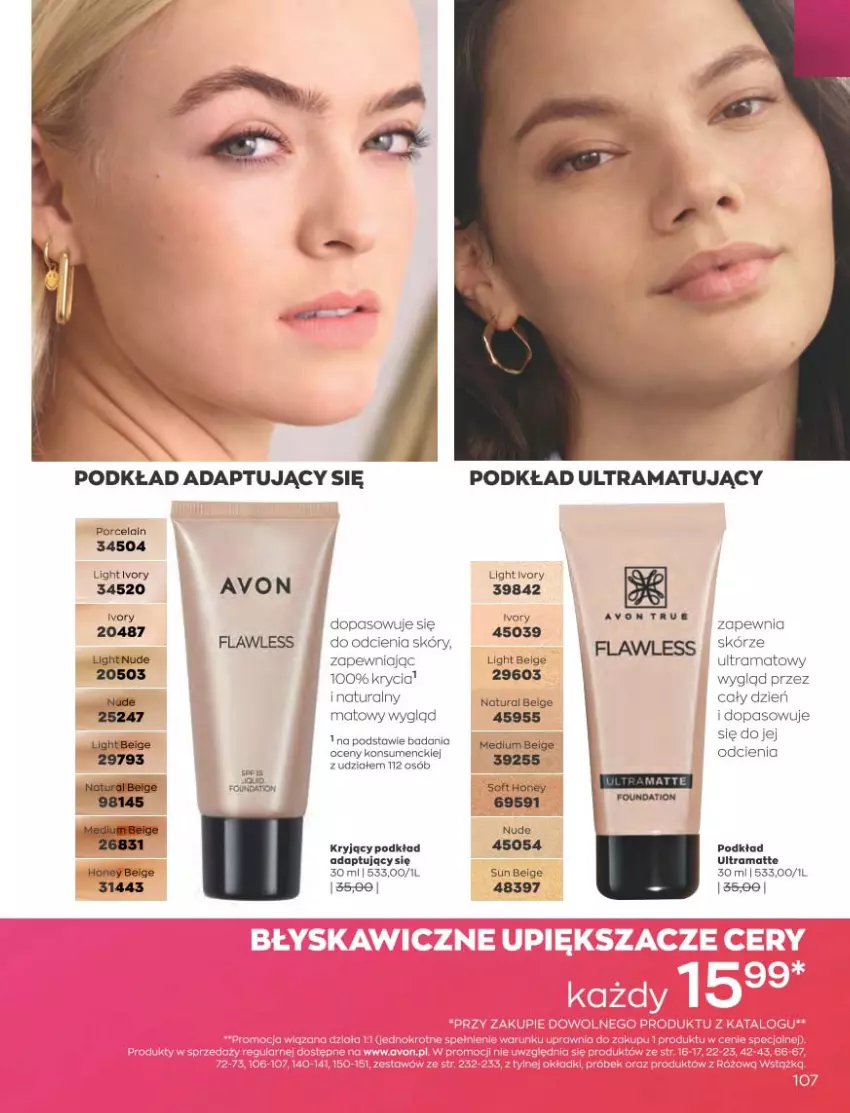 Gazetka promocyjna Avon - Katalog Avon 10/2021 kampania październik - ważna 01.09 do 31.10.2021 - strona 103 - produkty: LG, Podkład, Por, Rama