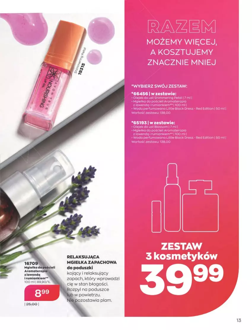 Gazetka promocyjna Avon - Katalog Avon 10/2021 kampania październik - ważna 01.09 do 31.10.2021 - strona 13 - produkty: Pościel