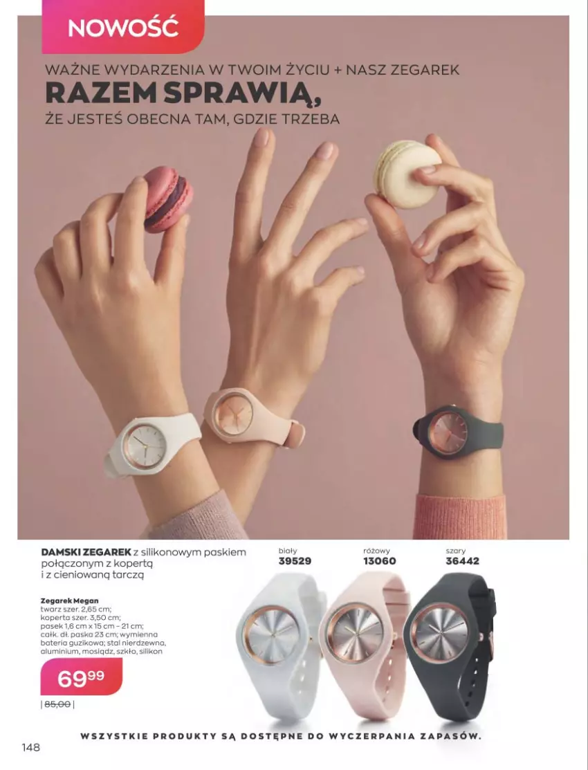 Gazetka promocyjna Avon - Katalog Avon 10/2021 kampania październik - ważna 01.09 do 31.10.2021 - strona 144 - produkty: Pasek, Zegar, Zegarek