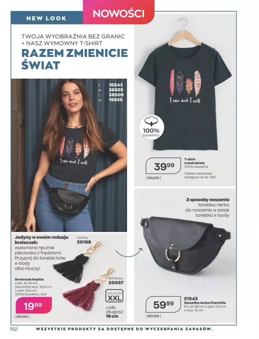 Gazetka promocyjna Avon - Katalog Avon 10/2021 kampania październik - ważna 01.09 do 31.10.2021 - strona 148 - produkty: Body, Breloczek, Gra, LG, T-shirt, Torebka, Wełna