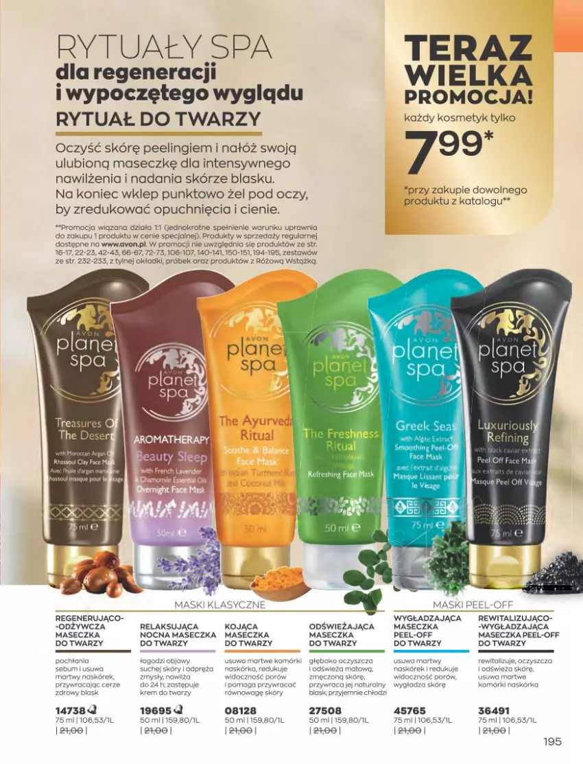 Gazetka promocyjna Avon - Katalog Avon 10/2021 kampania październik - ważna 01.09 do 31.10.2021 - strona 191 - produkty: Deser, Fa, Hama, Peeling, Por, Rama, Ser, Tera