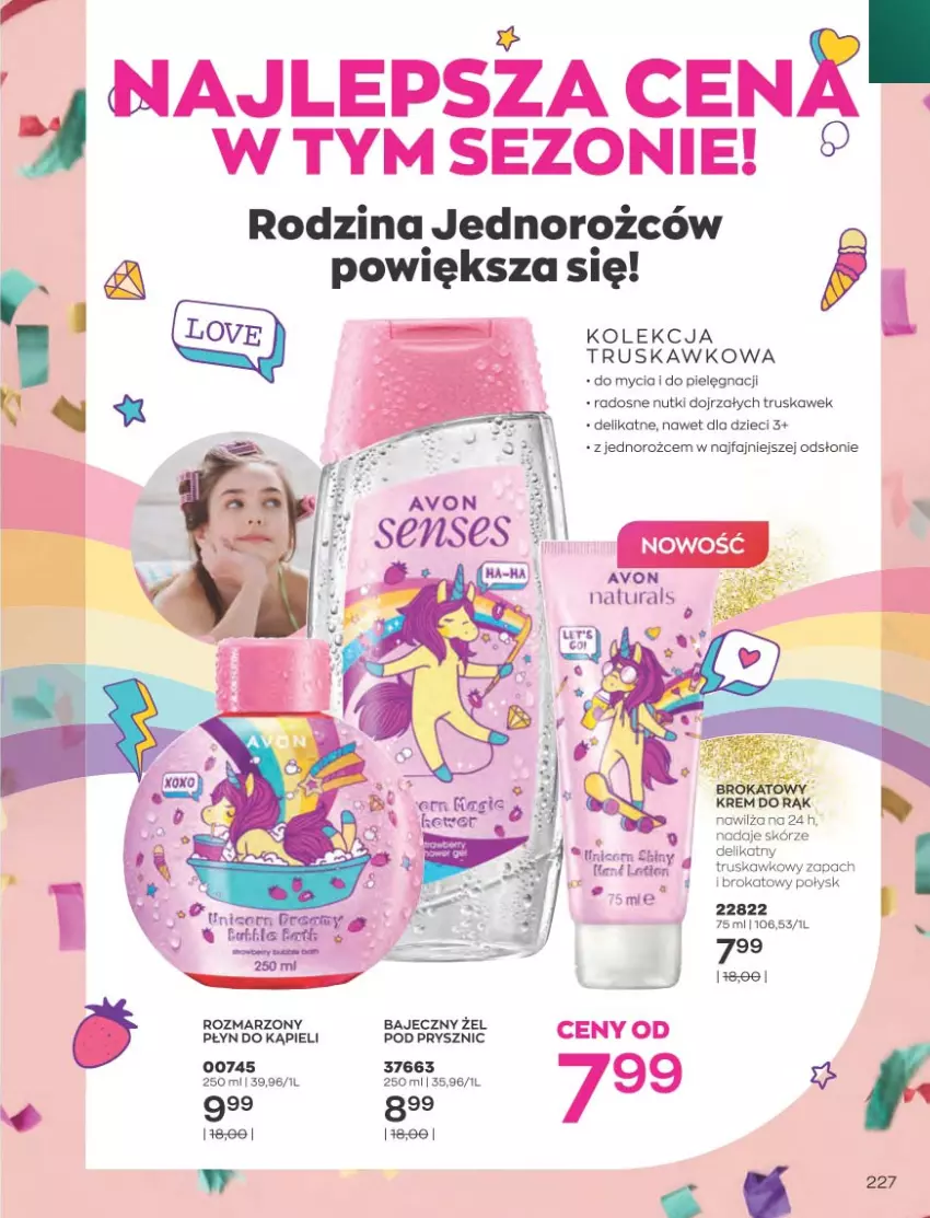 Gazetka promocyjna Avon - Katalog Avon 10/2021 kampania październik - ważna 01.09 do 31.10.2021 - strona 223 - produkty: Dzieci, Fa, Płyn do kąpieli