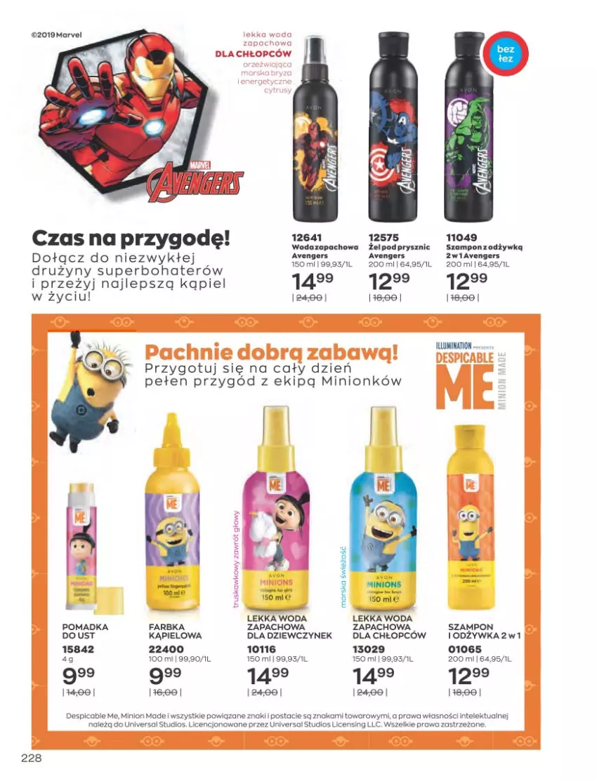 Gazetka promocyjna Avon - Katalog Avon 10/2021 kampania październik - ważna 01.09 do 31.10.2021 - strona 224 - produkty: Fa, Gra, Gry, Intel, Odżywka, Szampon, Woda