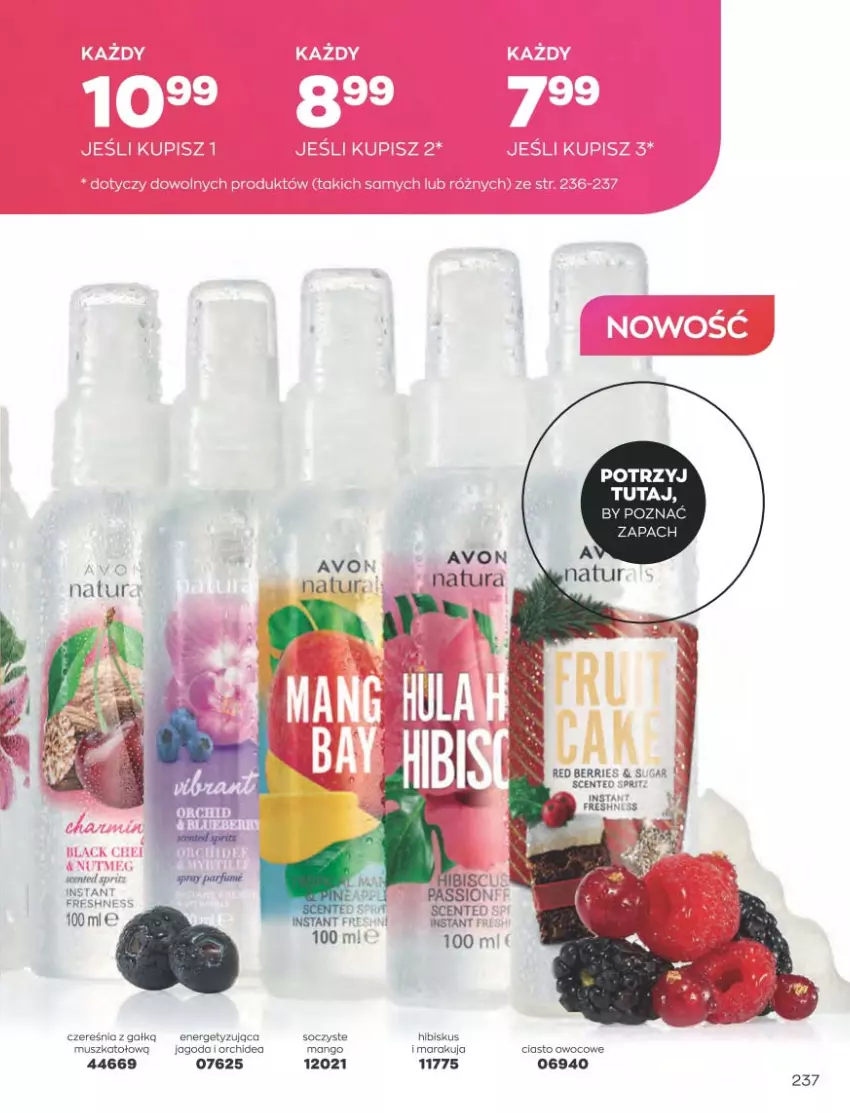 Gazetka promocyjna Avon - Katalog Avon 10/2021 kampania październik - ważna 01.09 do 31.10.2021 - strona 233 - produkty: Hibiskus, Mango, Mus