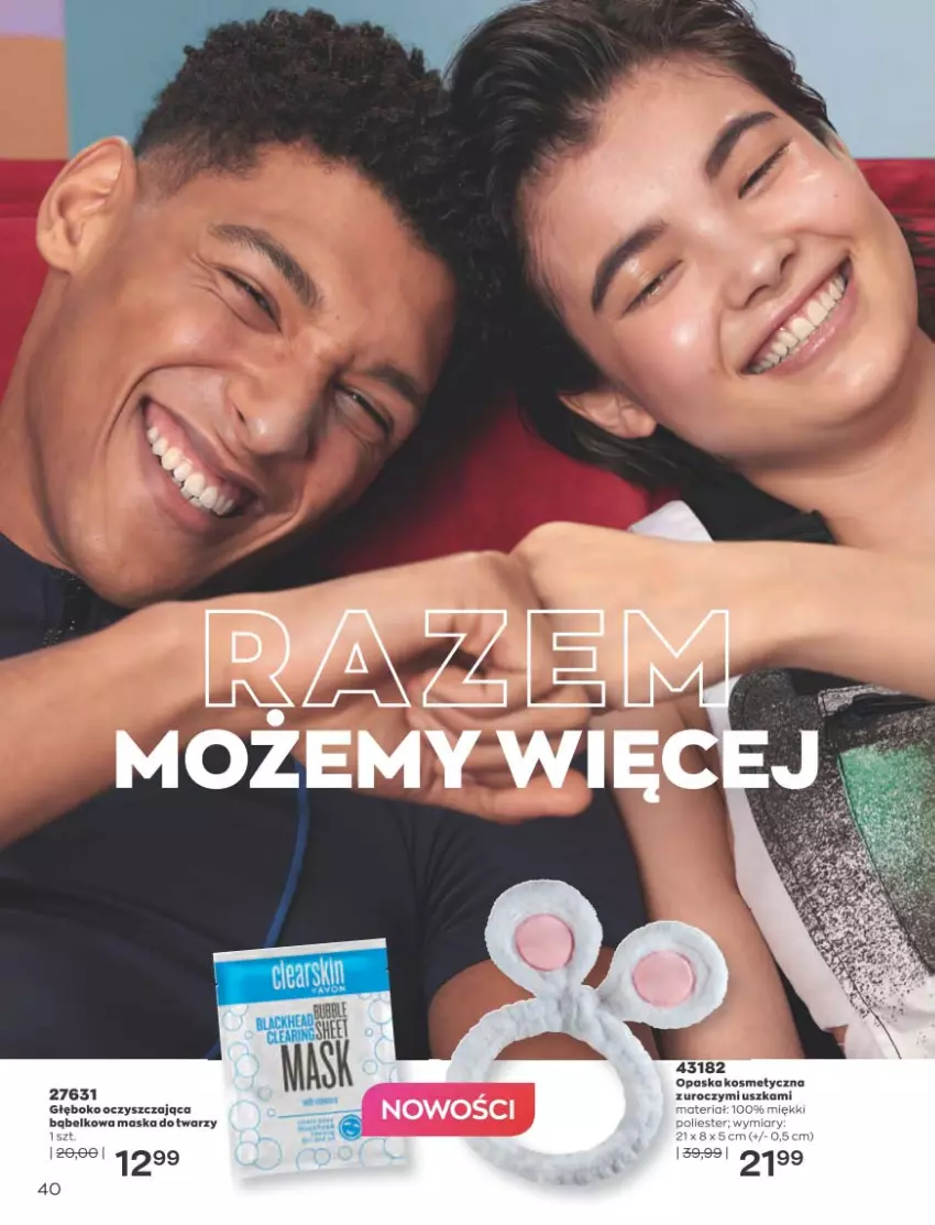 Gazetka promocyjna Avon - Katalog Avon 10/2021 kampania październik - ważna 01.09 do 31.10.2021 - strona 36 - produkty: Maska, Maska do twarzy