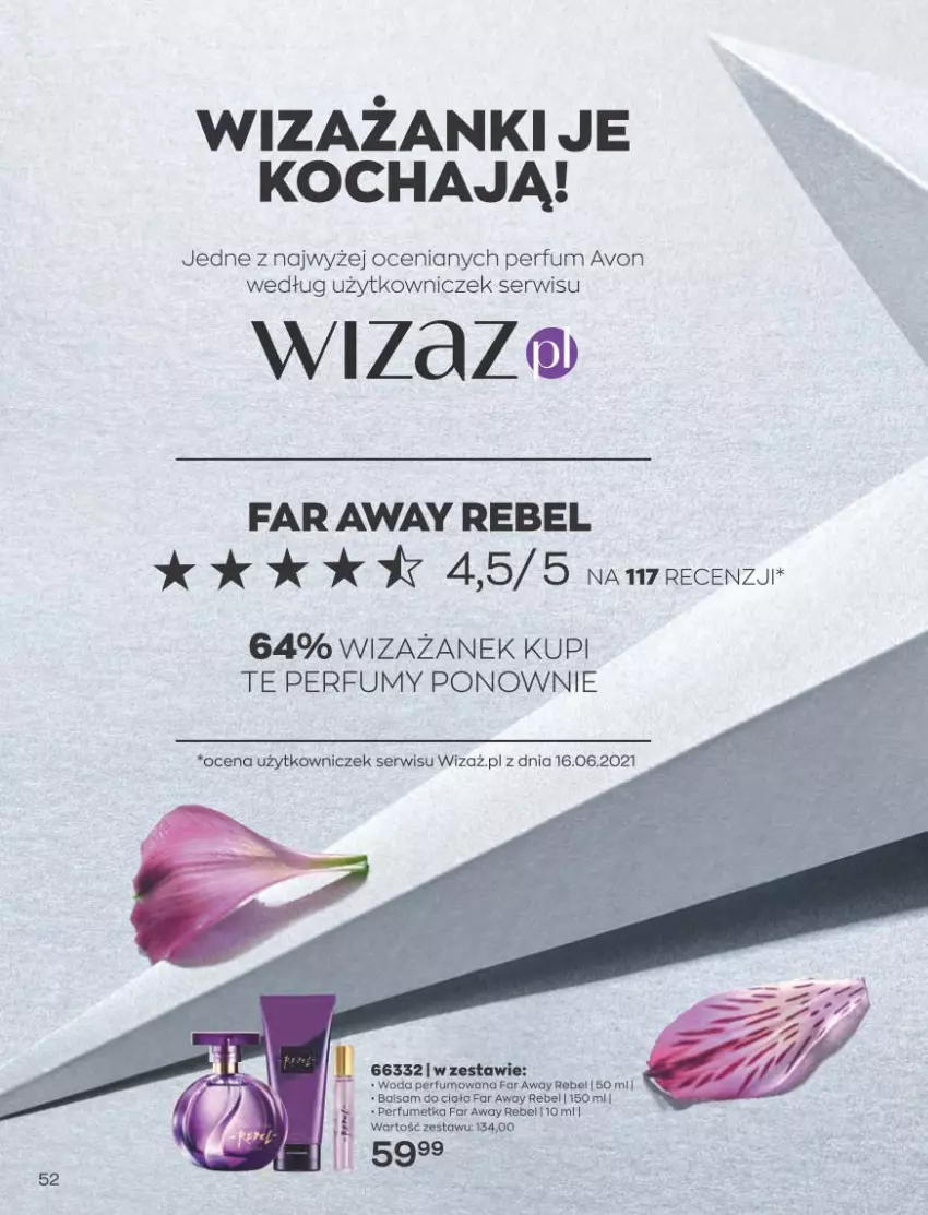 Gazetka promocyjna Avon - Katalog Avon 10/2021 kampania październik - ważna 01.09 do 31.10.2021 - strona 48 - produkty: Balsam do ciała, Fa, Koc, Perfum, Ser, Woda, Woda perfumowana