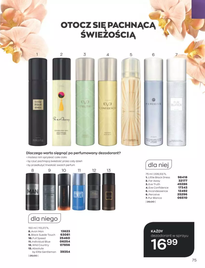 Gazetka promocyjna Avon - Katalog Avon 10/2021 kampania październik - ważna 01.09 do 31.10.2021 - strona 71 - produkty: Absolut, Dezodorant, Dres, Lack, Perfum, Pur