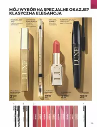 Gazetka promocyjna Avon - Katalog Avon 10/2021 kampania październik - Gazetka - ważna od 31.10 do 31.10.2021 - strona 115 - produkty: Inka, Konturówka do oczu, Tusz, Szminka