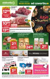Gazetka promocyjna Stokrotka - Supermarket - Gazetka - ważna od 25.02 do 25.02.2026 - strona 1 - produkty: Makaron, Krakus, Warzywa, Gra, Szynka wieprzowa, Cukier, Kawa mielona, Kawa, Szynka, Optima, Winogrona, Torba, Lavazza, Owoce, Wino, Masło, Olma, Mięso